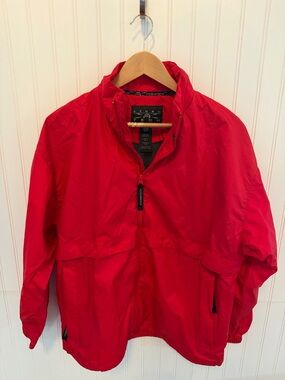 Storm Tech Red Packable Rain/Windbreaker Jacket - Men's Size Small